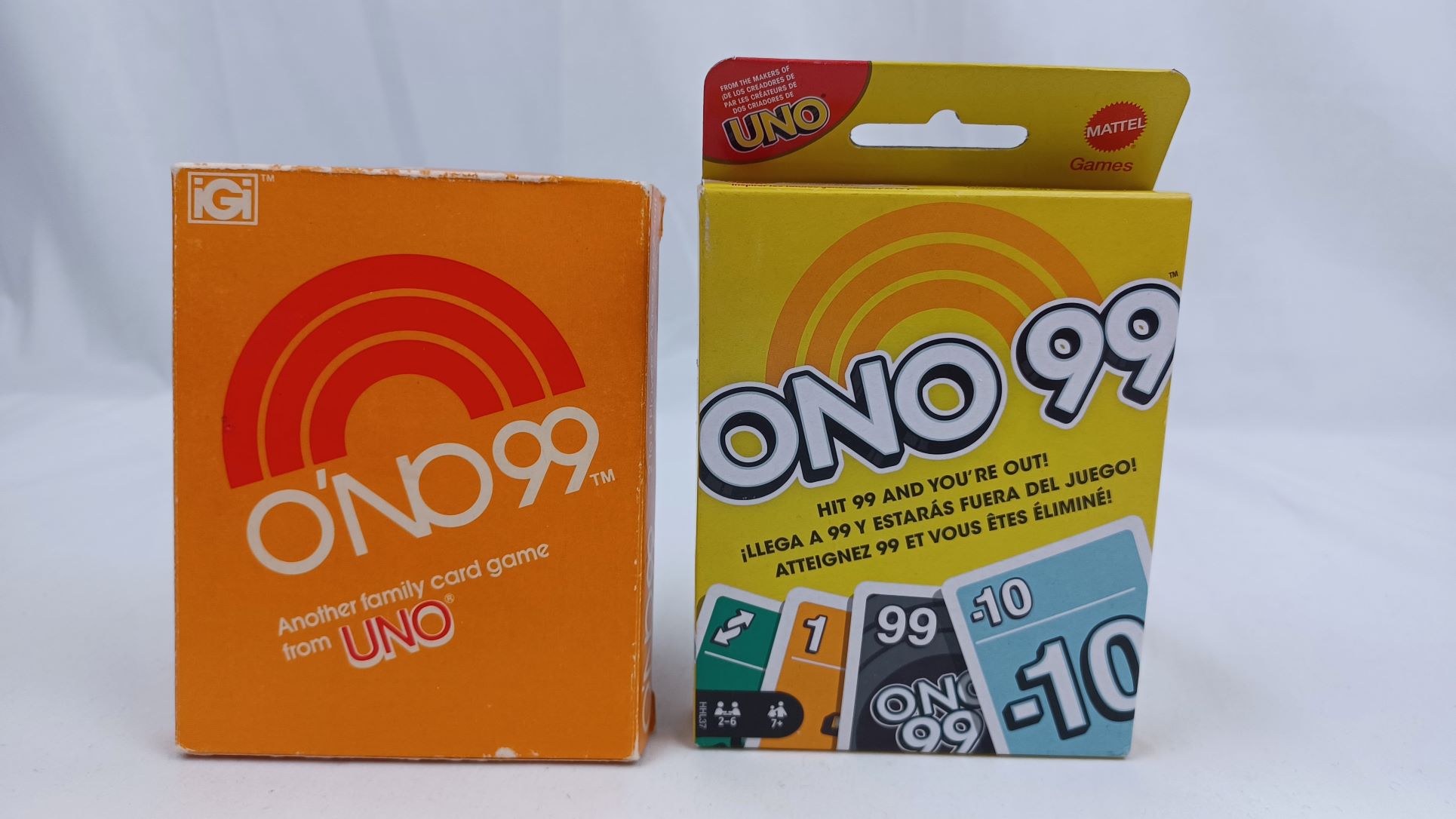 3 Card Games, UNO, Phase 10 and ONO 99 Card Games