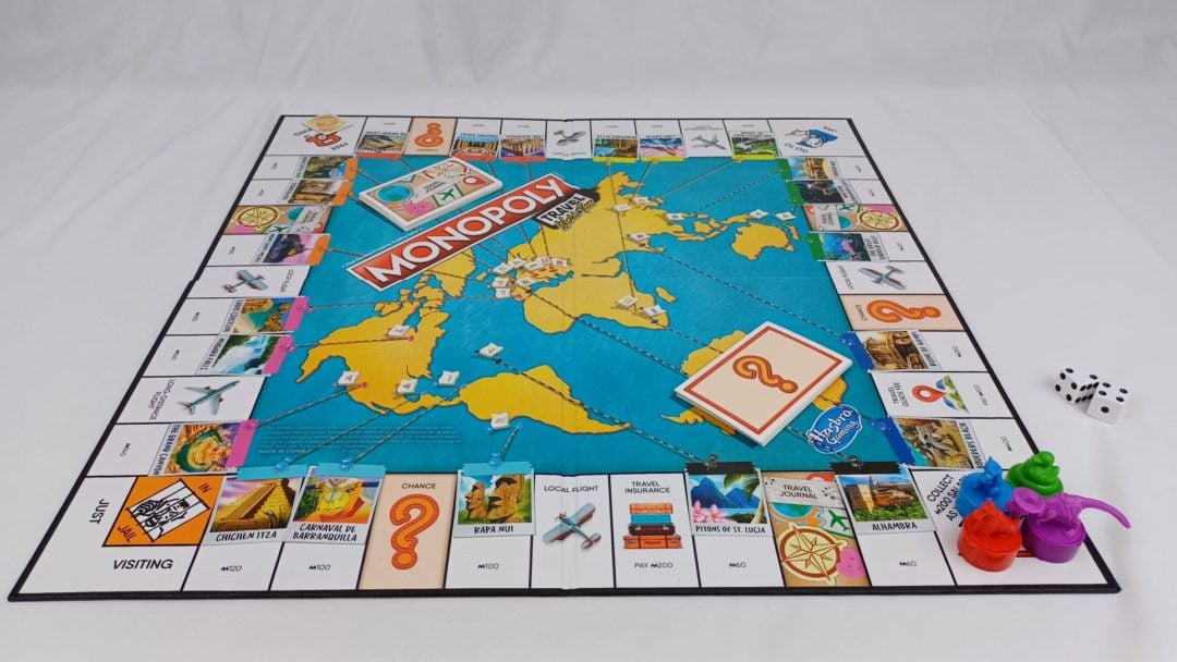 monopoly travel world tour board game