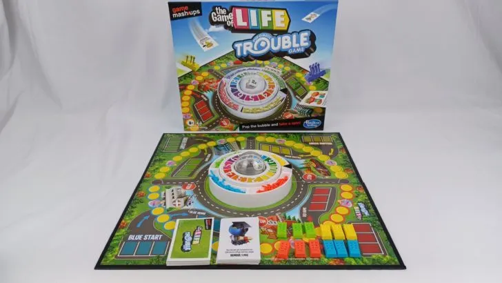  Game Mashups - The Game of Life Trouble Game