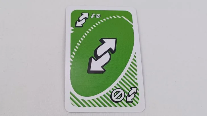 Mattel UNO FLEX, All 22 Green Cards