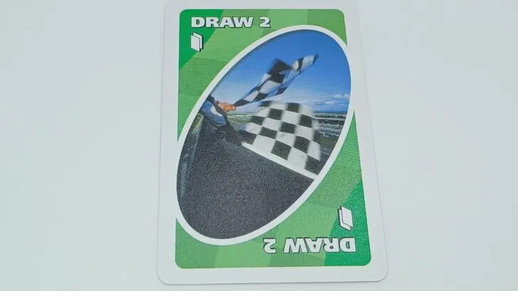 Draw 2 card in UNO NASCAR