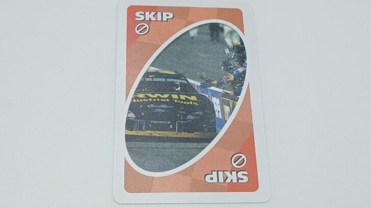 Skip Card in UNO NASCAR