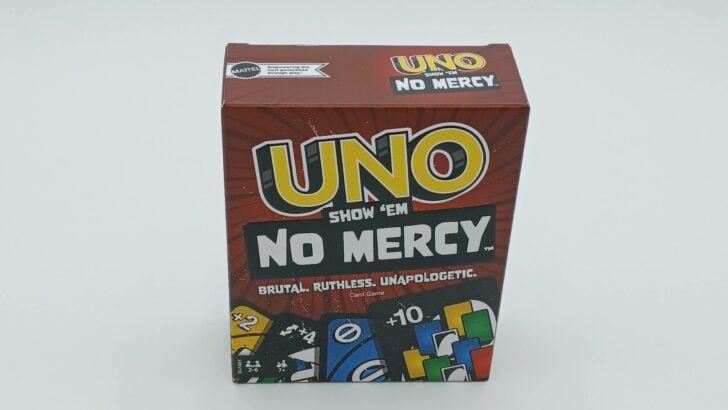 UNO Show 'Em No Mercy  UNO Show 'Em No Mercy is even more brutal than the  original. Forget the Draw 4, we now have DRAW 10s. UNO Show 'Em No Mercy
