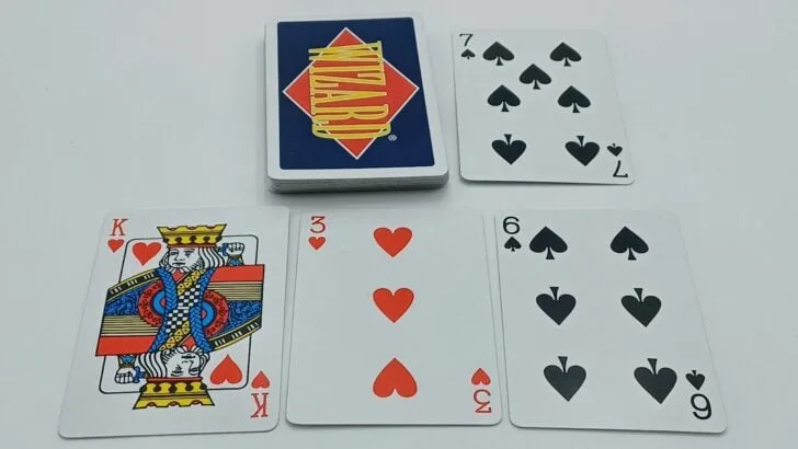 Playing a card that doesn't match the lead suit