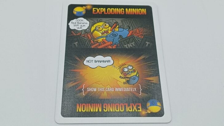 Exploding Minion Card