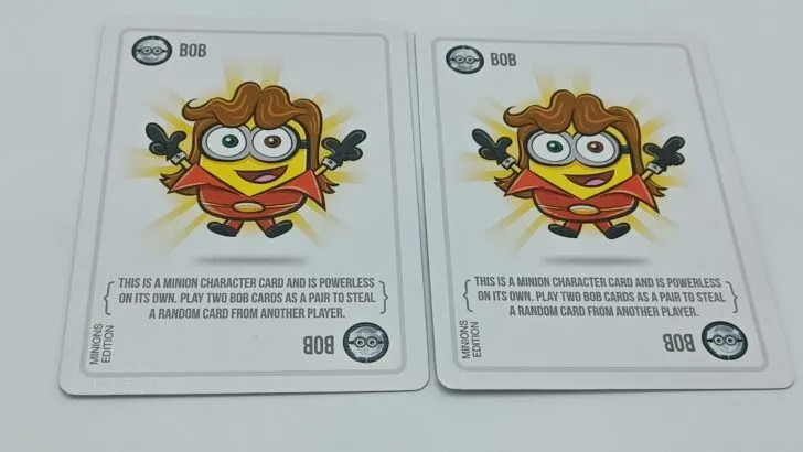 Playing a pair of Minion Character cards