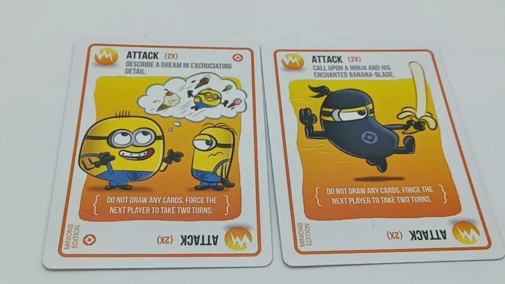 Playing a second Attack card