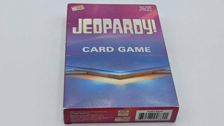 Box for Jeopardy! Card Game