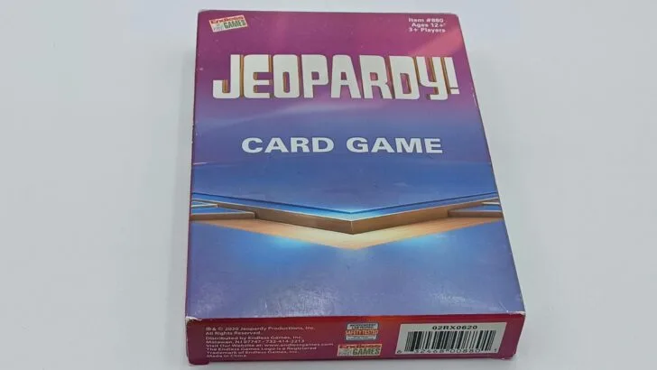 Box for Jeopardy! Card Game