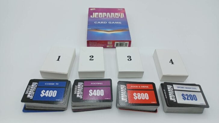 Components for Jeopardy! Card Game