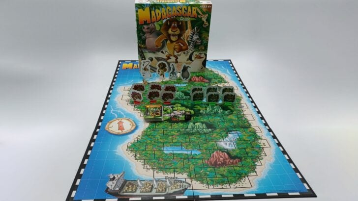 Components for Madagascar Board Game