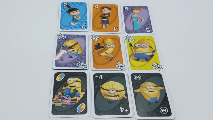 Scoring points in UNO Despicable Me 4