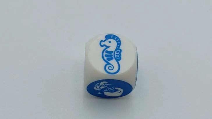 Rolling a seahorse on the die