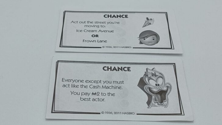 Choosing a Chance card