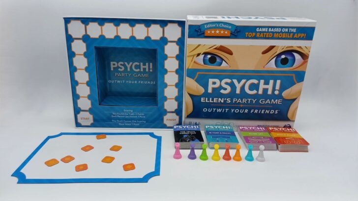 Components for Psych! Party Game