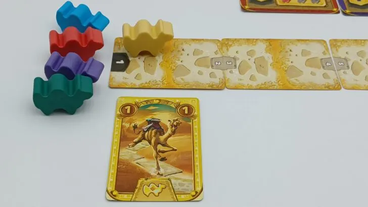 Move the yellow camel during setup