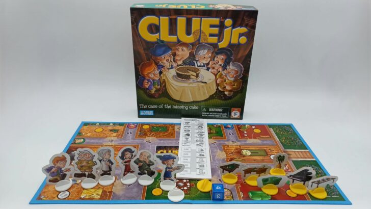 Components for Clue Jr The Case of the Missing Cake