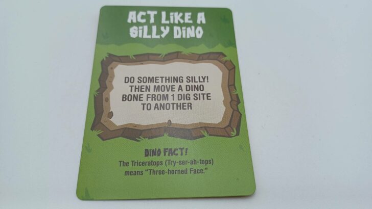 Using a dig card