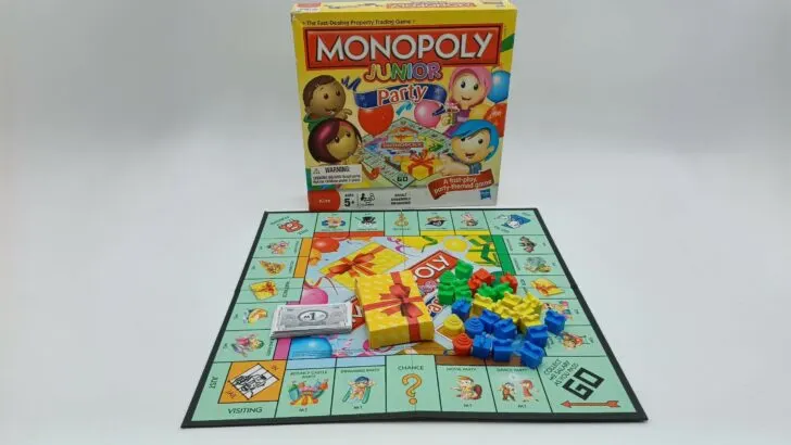 Components for Monopoly Junior Party