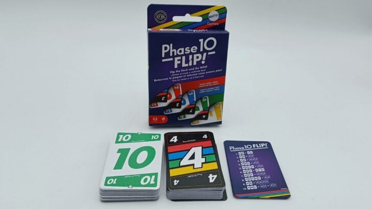 Components for Phase 10 Flip!