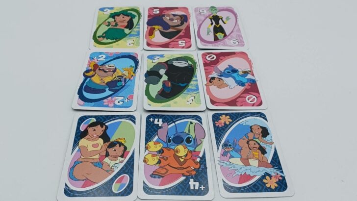 Scoring in UNO Disney's Lilo and Stitch