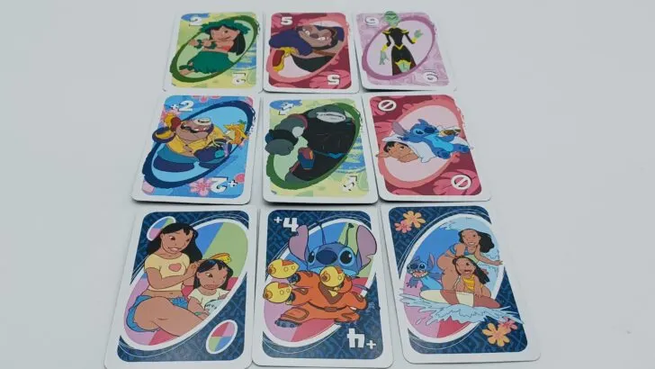 Scoring in UNO Disney's Lilo and Stitch