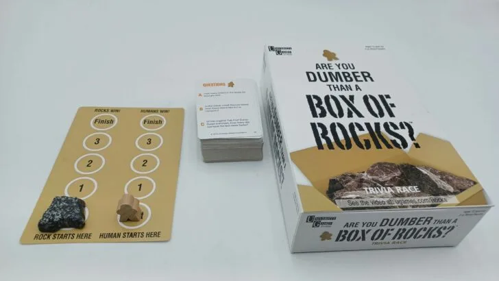 Setup for Are You Dumber Than a Box of Rocks