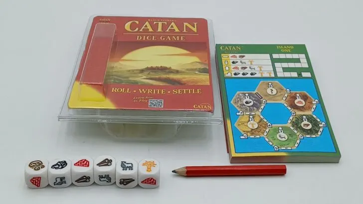 Components for Catan Dice Game