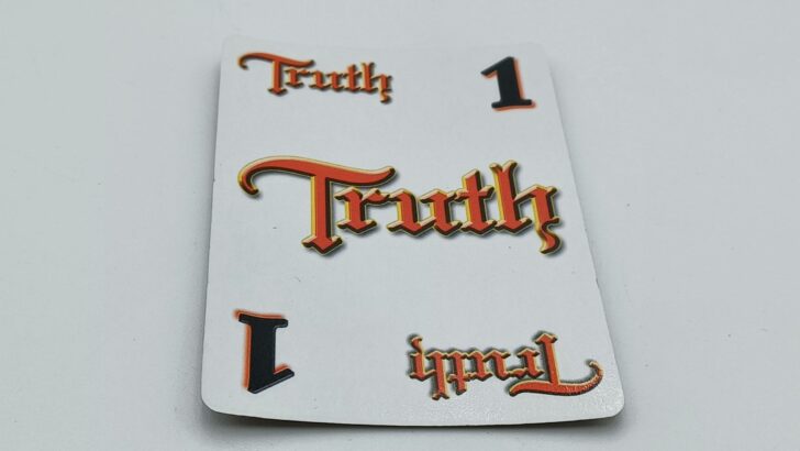 Choose the truth one card